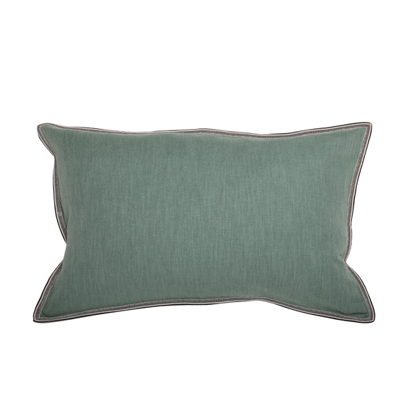 Photo of the fabric Guethary Ccover 30X50 461 50 461 18 swatch by Casamance. Use for Cushion Cover