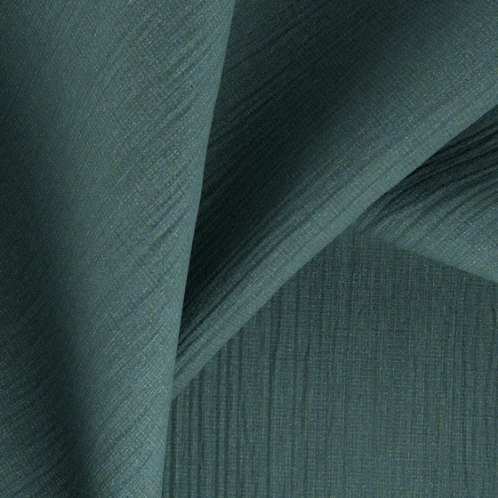 Photo of the fabric Northstar Peacock swatch by Zepel. Use for Curtains, Accessory, Top of Bed. Style of Dim Out, Plain