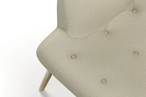 Photo of the fabric Braveheart Lichen swatch by James Dunlop FibreGuard. Use for Upholstery, Accessory, Top of Bed. Style of Plain, Taffeta