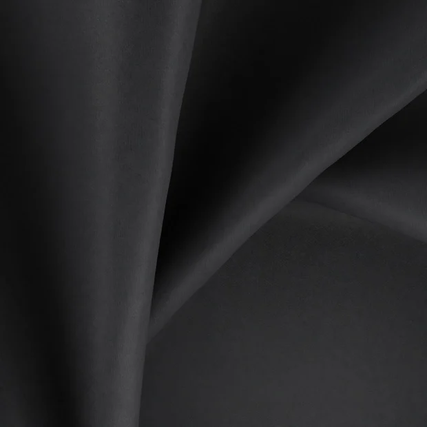 Photo of the fabric Blockbuster Caviar swatch by FR-One. Use for Curtains, Accessory. Style of Dim Out, Plain
