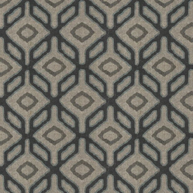 Photo of the fabric Enhance Ink swatch by James Dunlop. Use for Upholstery, Accessory. Style of Geometric, Print