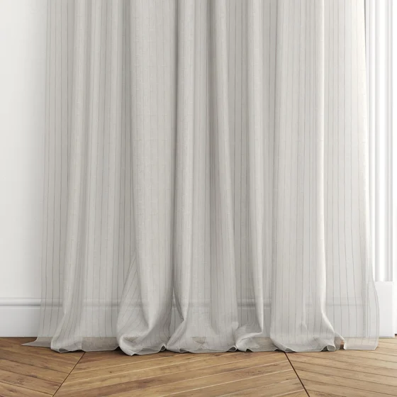 Photo of the fabric Nikau Stone swatch by James Dunlop. Use for Sheer Curtains. Style of Sheer, Stripe