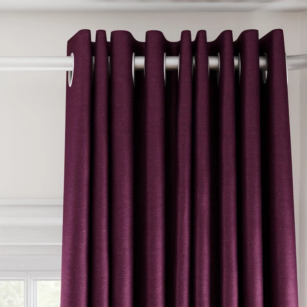 Photo of the fabric Provence Peony swatch by James Dunlop Essentials. Use for Curtains, Upholstery, Accessory, Top of Bed. Style of Plain, Texture