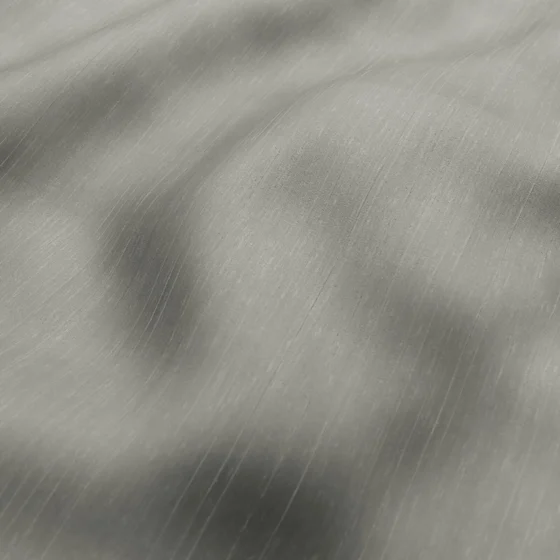 Photo of the fabric Silky Carbon swatch by Zepel. Use for Curtains, Accessory, Top of Bed. Style of Plain, Texture