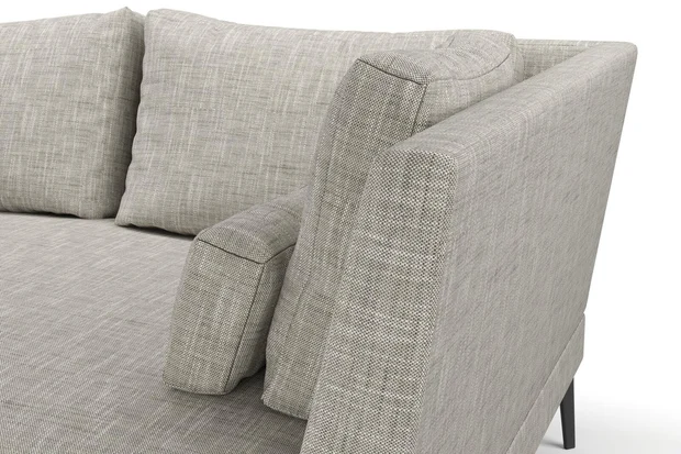 Photo of the fabric Ficus Zinc swatch by Mokum. Use for Upholstery, Accessory. Style of Plain, Texture