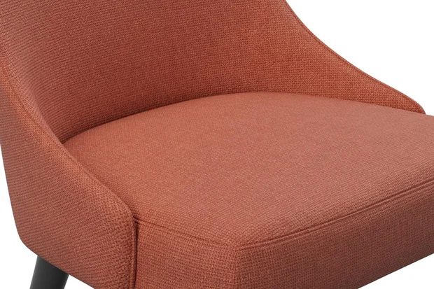 Photo of the fabric Panier Grapefruit swatch by James Dunlop. Use for Upholstery, Accessory. Style of Plain, Texture
