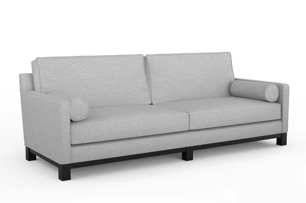 Photo of the fabric Newport Silver swatch by James Dunlop. Use for Upholstery, Accessory. Style of Plain