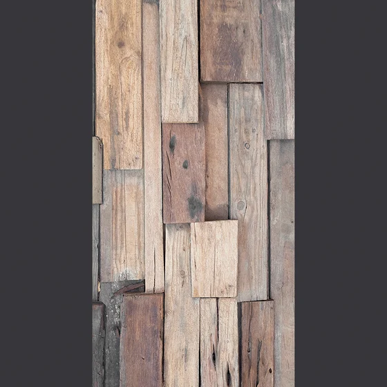 Photo of the fabric Wood Nat. Panel 8500 8500 14 05 swatch by Casadeco. Use for Wall Covering, Wall Panel/Mural