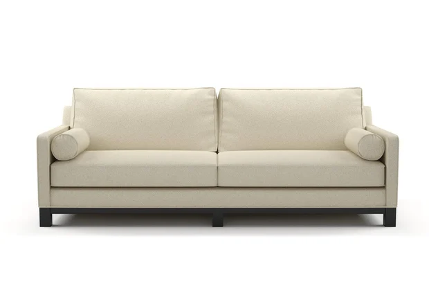 Photo of the fabric Sabato Dune swatch by James Dunlop FibreGuard. Use for Upholstery, Accessory. Style of Plain, Texture