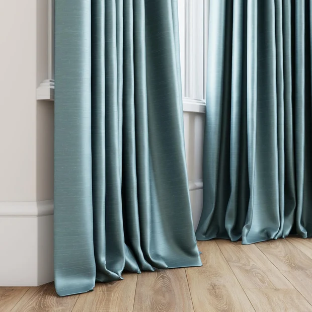 Photo of the fabric Luxe Artic swatch by James Dunlop Essentials. Use for Curtains, Accessory, Top of Bed. Style of Plain, Texture