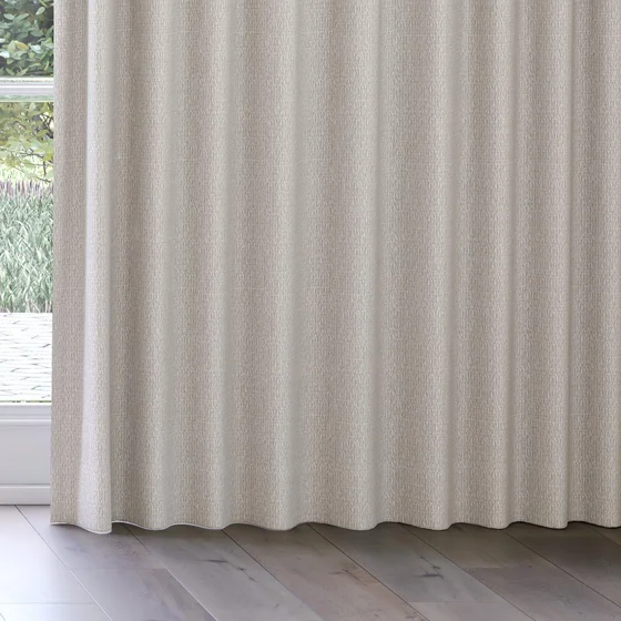 Photo of the fabric Semblance Gilt swatch by James Dunlop. Use for Sheer Curtains. Style of Plain, Sheer