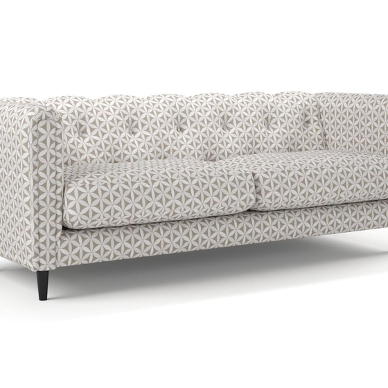 Photo of the fabric Tapa Pumice swatch by James Dunlop. Use for Upholstery, Accessory. Style of Geometric