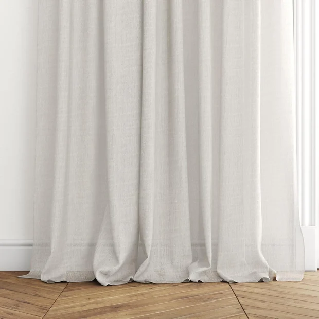 Photo of the fabric Vapour Petal swatch by James Dunlop Essentials. Use for Sheer Curtains. Style of Plain, Sheer