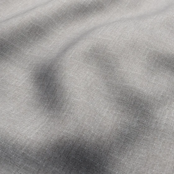 Photo of the fabric Stallion 2 UC Ash swatch by James Dunlop Essentials. Use for Curtains, Accessory. Style of Plain, Texture