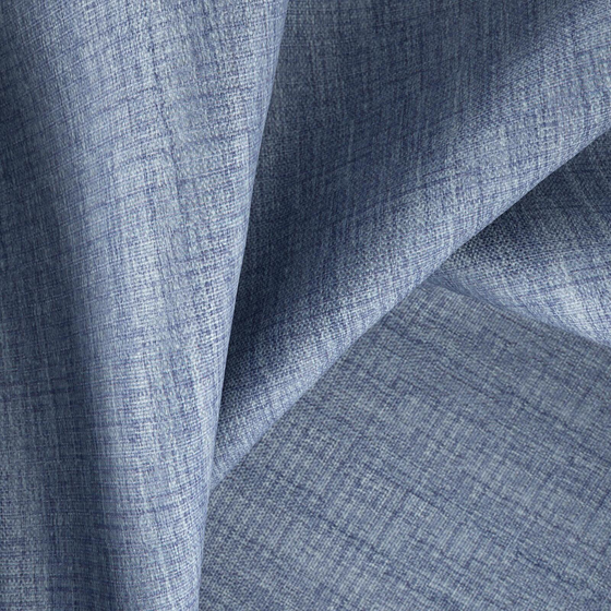 Photo of the fabric Lullaby Denim swatch by Zepel. Use for Curtains, Accessory, Top of Bed. Style of Dim Out, Plain