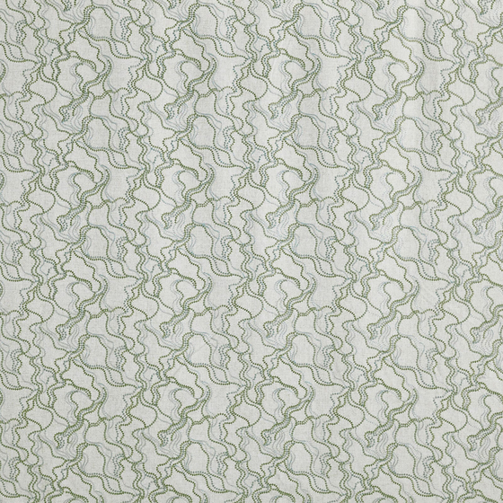 Photo of the fabric Elodie 4302 Lilypad 624 swatch by Prestigious. Use for Curtains, Accessory. Style of Abstract, Jacquard