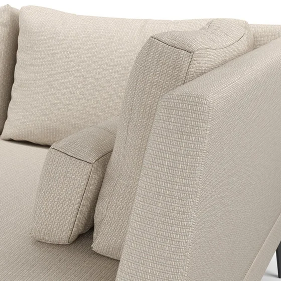 Photo of the fabric Souk Pebble swatch by Mokum. Use for Upholstery, Accessory. Style of Plain, Texture