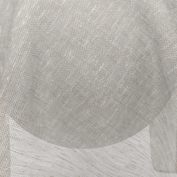 Photo of the fabric Allusion Linen swatch by Zepel. Use for Sheer Curtains. Style of Plain, Sheer