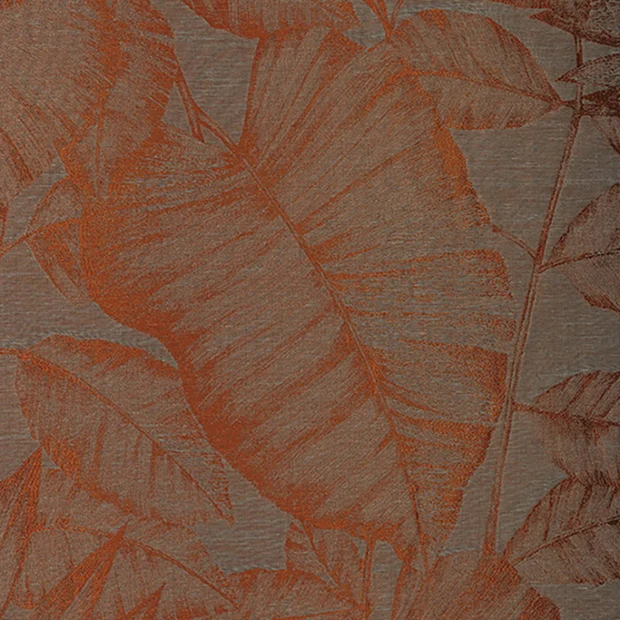 Photo of the fabric Canna 4093 4093 0359 swatch by Casamance. Use for Curtains, Accessory. Style of Floral And Botannical, Print