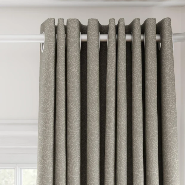 Photo of the fabric Laurel FR Blackout Pavement swatch by James Dunlop Essentials. Use for Curtains. Style of Abstract