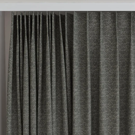 Photo of the fabric Laurel FR Blackout Shadow swatch by James Dunlop Essentials. Use for Curtains. Style of Abstract