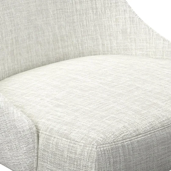 Photo of the fabric Earthwild Cream swatch by James Dunlop FibreGuard. Use for Curtains, Upholstery, Accessory, Top of Bed. Style of Plain, Texture