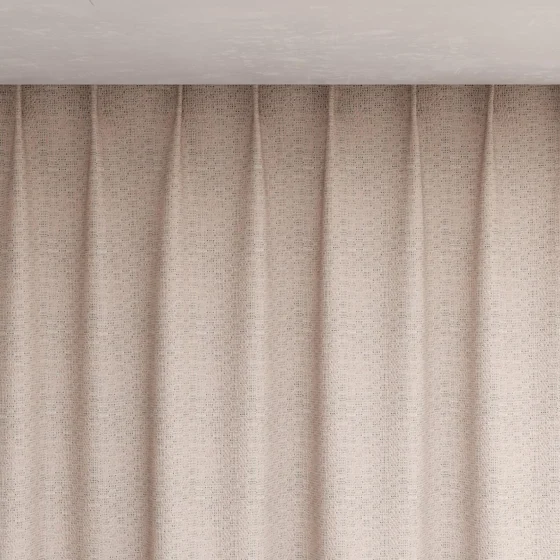 Photo of the fabric Cestino Blush swatch by Mokum. Use for Curtains. Style of Plain, Texture