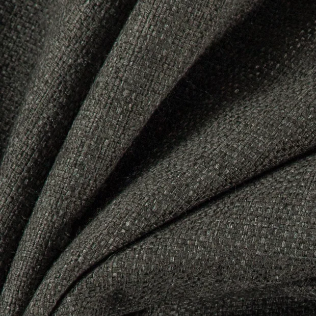 Photo of the fabric Domo Pewter swatch by Zepel. Use for Curtains, Upholstery, Accessory, Top of Bed. Style of Plain, Texture