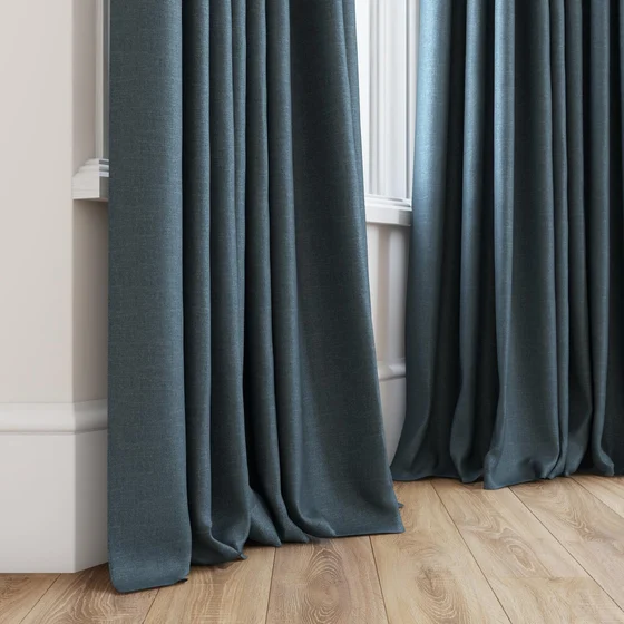 Photo of the fabric Banksia Lake swatch by James Dunlop. Use for Curtains, Accessory, Top of Bed. Style of Plain, Texture