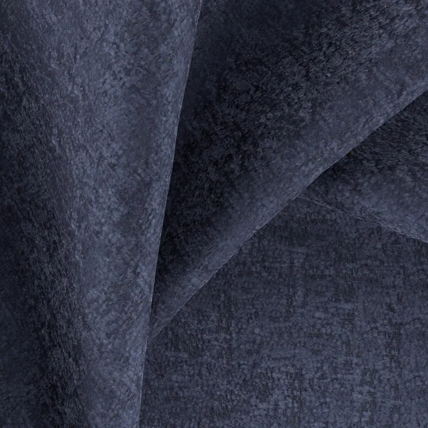 Photo of the fabric Brigadier Marine swatch by Zepel FibreGuard. Use for Curtains, Upholstery, Accessory, Top of Bed. Style of Chenille, Plain