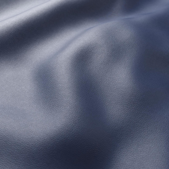 Photo of the fabric Bonanza Navy swatch by Zepel. Use for Upholstery. Style of Leather And Vinyl, Plain