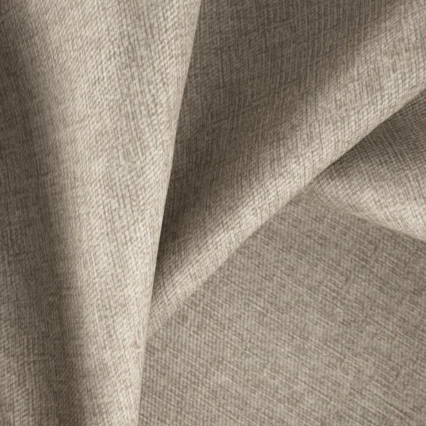 Photo of the fabric Ampere Mushroom swatch by Zepel. Use for Curtains, Upholstery, Accessory, Top of Bed. Style of Plain, Velvet