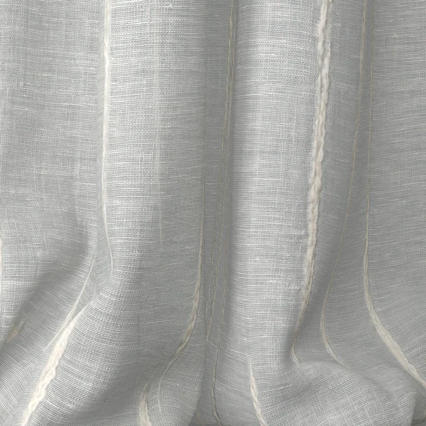 Photo of the fabric Tidal Dew swatch by James Dunlop. Use for Sheer Curtains. Style of Plain, Sheer