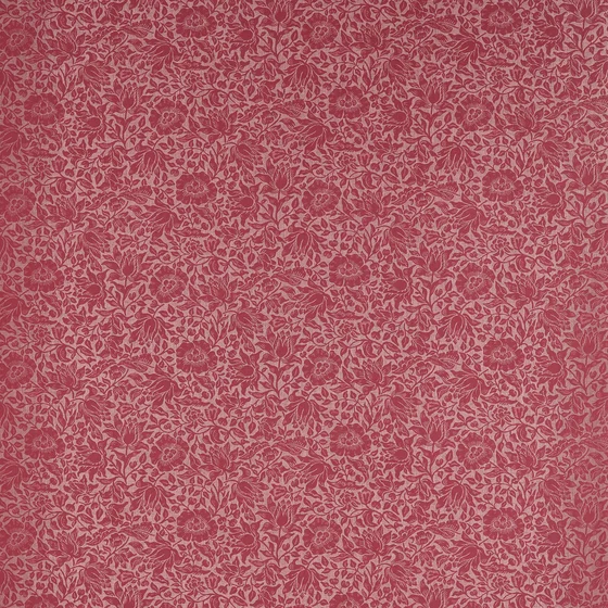 Photo of the fabric Mallow Weave F1744 4 swatch by Clarke & Clarke. . Style of Floral And Botannical, Texture
