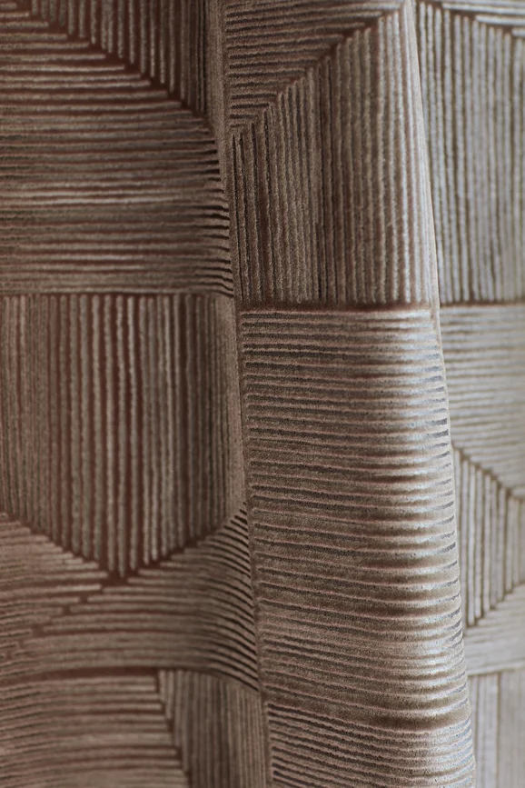Photo of the fabric Takao 9122 03 in situ by Black Edition. Use for Curtains, Upholstery, Accessory
