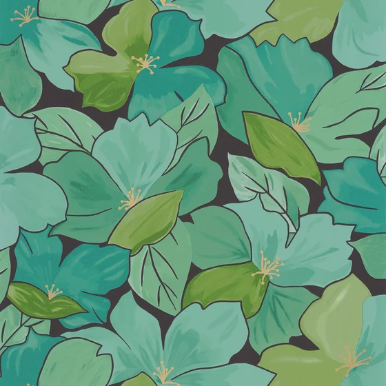 Photo of the fabric August Wallpapers 10188 71 24 swatch by James Dunlop. Use for Wall Covering. Style of Floral And Botannical, Print