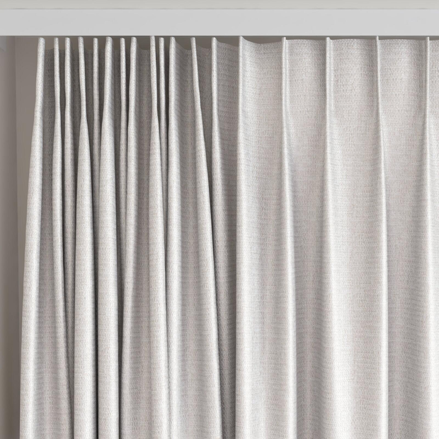 Photo of the fabric Kennedy II Blackout Parchment swatch by James Dunlop. Use for Curtains. Style of Plain, Texture