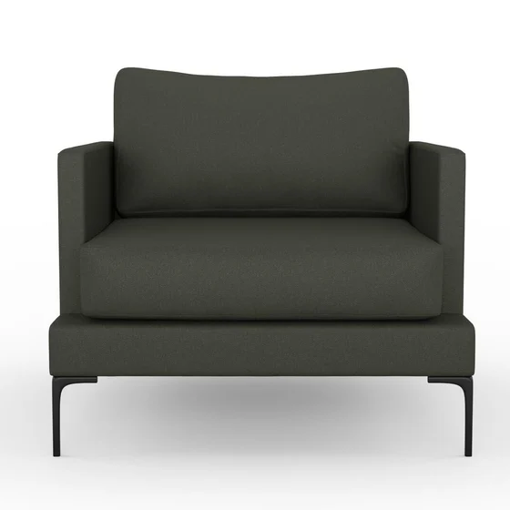 Photo of the fabric Pueblo Moss swatch by Mokum. Use for Upholstery, Accessory. Style of Plain, Texture