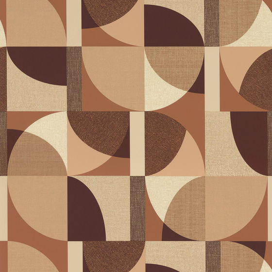 Photo of the fabric Barillet Wp 7626 7626 1018 swatch by Casamance. Use for Wall Covering. Style of Geometric, Print