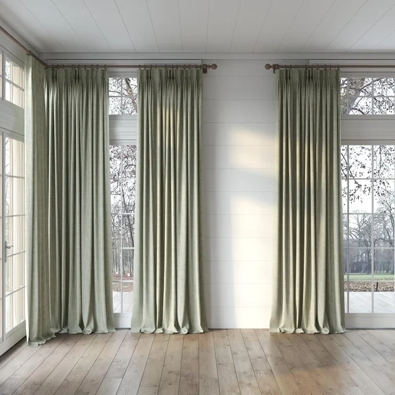 Photo of the fabric Dryland Clover swatch by James Dunlop Essentials. Use for Curtains, Accessory. Style of Plain, Texture