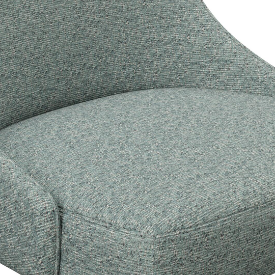 Photo of the fabric Omni Emerald swatch by James Dunlop FibreGuard. Use for Upholstery, Accessory, Top of Bed. Style of Plain, Texture