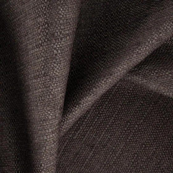 Photo of the fabric Enforcer Truffle swatch by Zepel. Use for Curtains, Upholstery, Accessory, Top of Bed. Style of Chenille, Plain