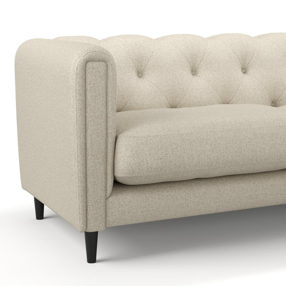 Photo of the fabric Omni Linen swatch by James Dunlop FibreGuard. Use for Upholstery, Accessory, Top of Bed. Style of Plain, Texture
