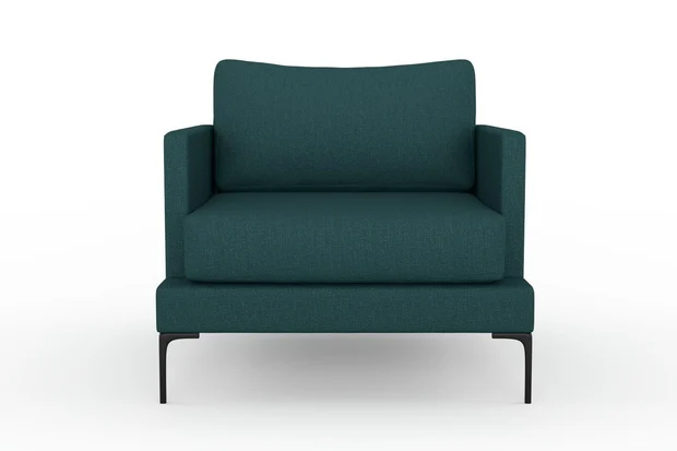 Photo of the fabric Pahi Lagoon swatch by Mokum. Use for Upholstery, Accessory. Style of Plain, Taffeta