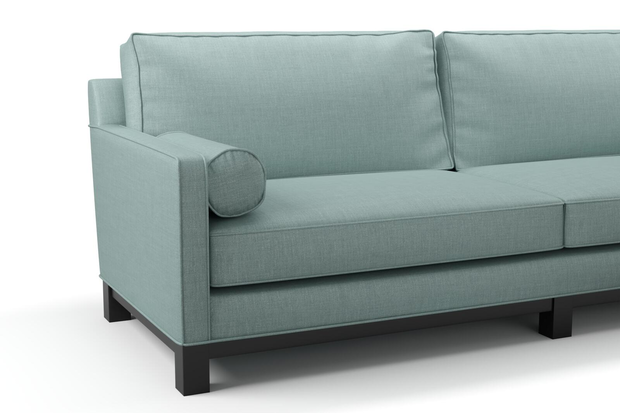 Photo of the fabric Keystone Mineral swatch by James Dunlop FibreGuard. Use for Curtains, Upholstery, Accessory, Top of Bed. Style of Plain, Texture