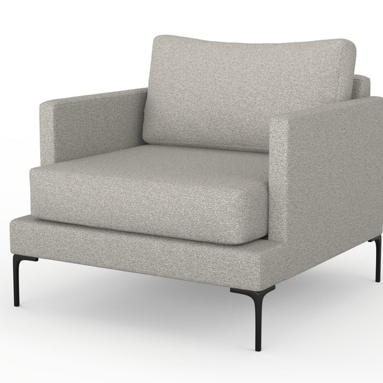 Photo of the fabric Grain Silver swatch by Mokum. Use for Upholstery, Accessory, Top of Bed. Style of Plain, Texture