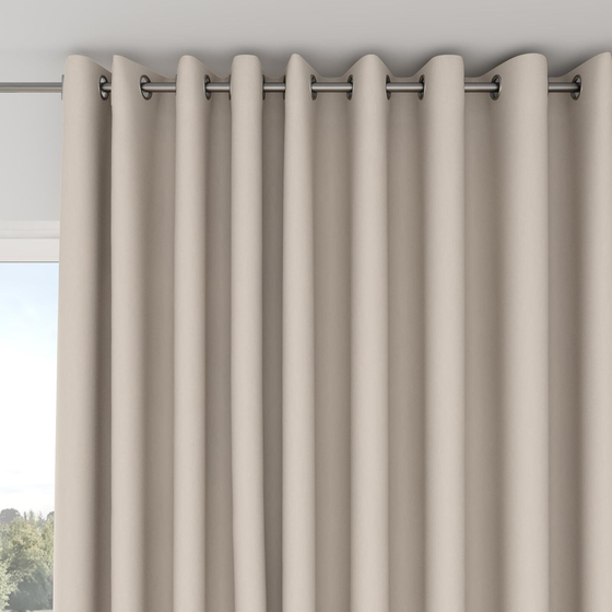 Photo of the fabric Satori Stonewash Blush swatch by Mokum. Use for Curtains, Upholstery Light Duty, Accessory, Top of Bed. Style of Plain, Texture