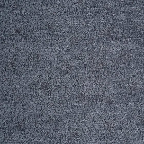 Photo of the fabric Chrysos Lead swatch by Zepel. Use for Upholstery, Accessory. Style of Floral And Botannical, Texture
