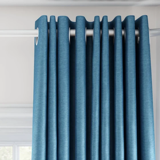 Photo of the fabric Provence Fountain swatch by James Dunlop Essentials. Use for Curtains, Upholstery, Accessory, Top of Bed. Style of Plain, Texture