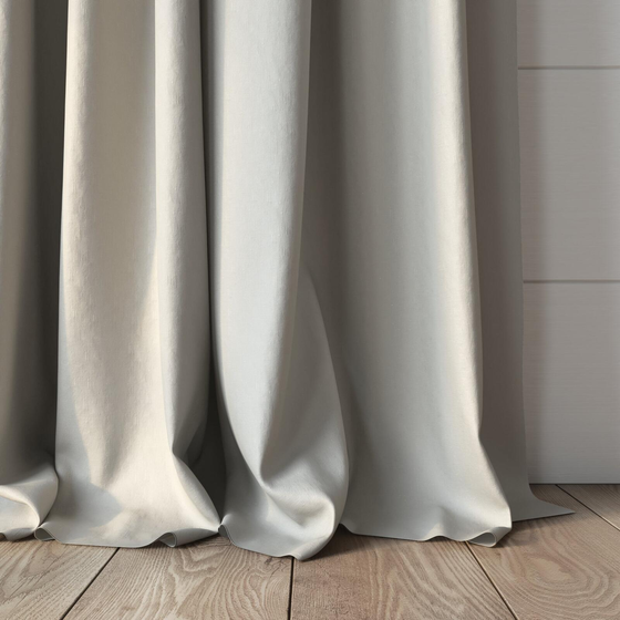 Photo of the fabric Satori Stonewash Oyster swatch by Mokum. Use for Curtains, Upholstery Light Duty, Accessory, Top of Bed. Style of Plain, Texture